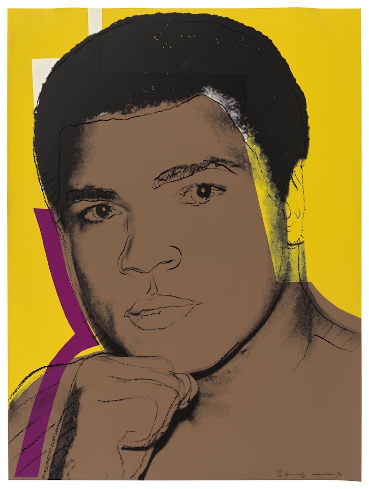 Muhammad Ali: one print by Andy Warhol