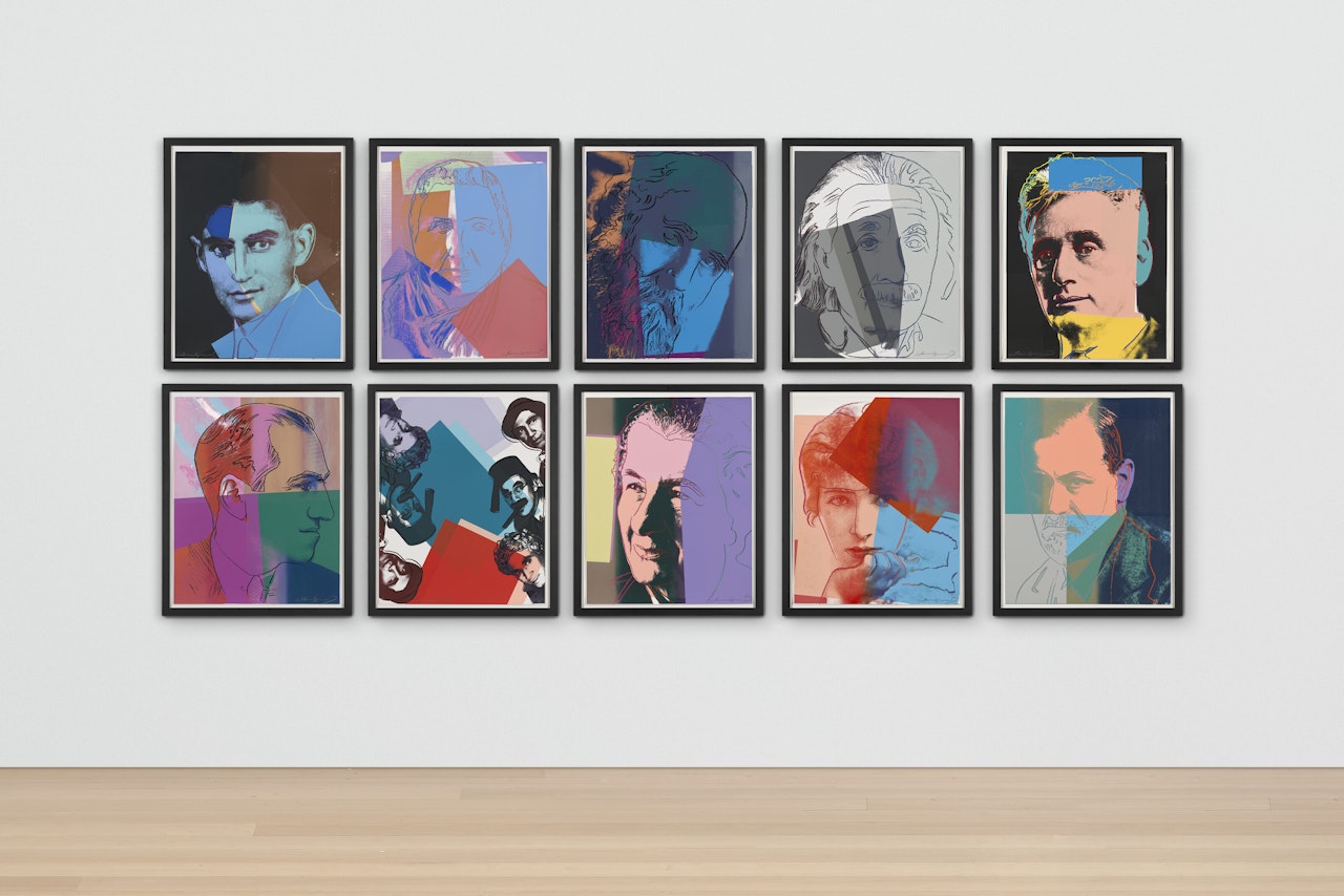Ten Portraits of Jews of the Twentieth Century by Andy Warhol