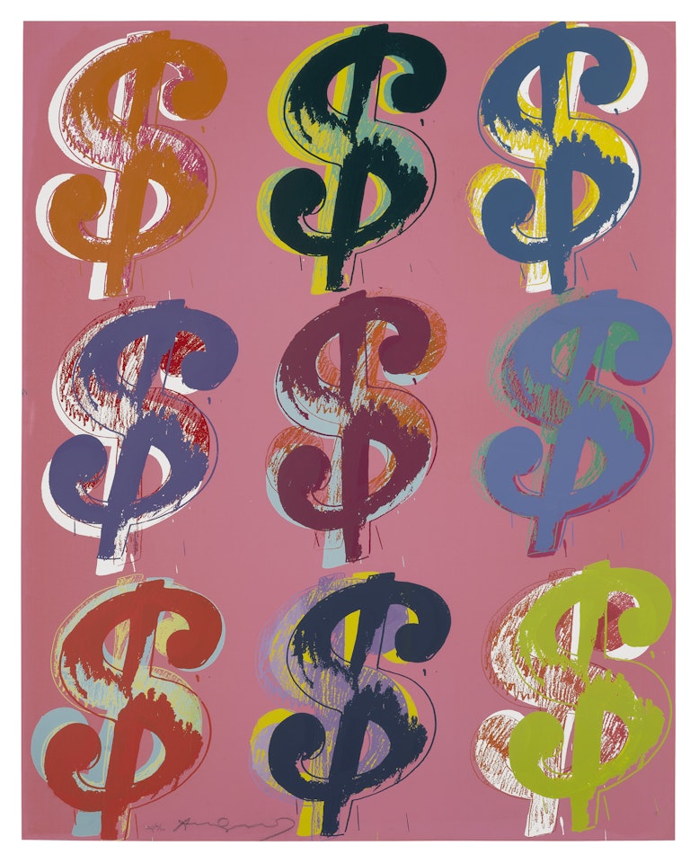 $(9) : one print by Andy Warhol