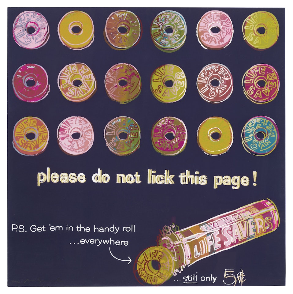 Life Savers, from Ads by Andy Warhol