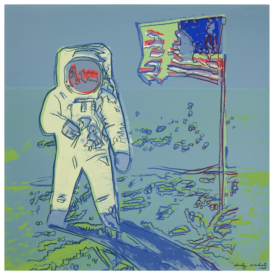 Moonwalk : one print by Andy Warhol