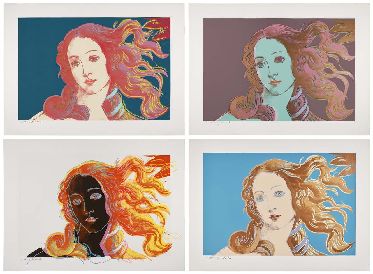 Details of Renaissance Paintings (Sandro Botticelli, Birth of Venus, 1482) by Andy Warhol