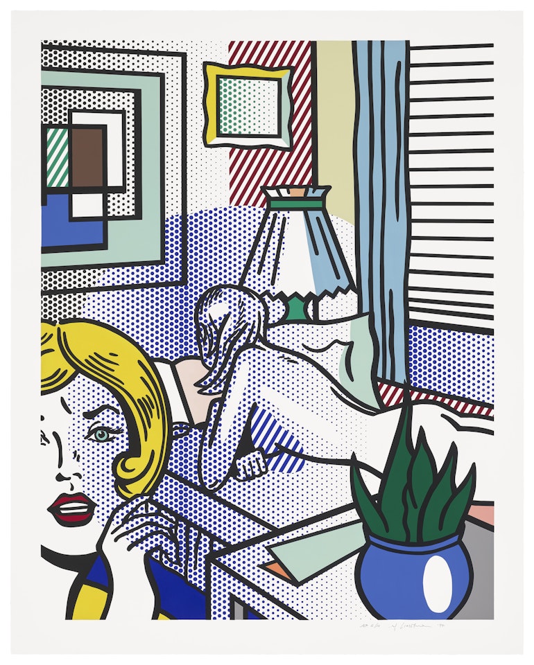 Roommates, from Nudes by Roy Lichtenstein