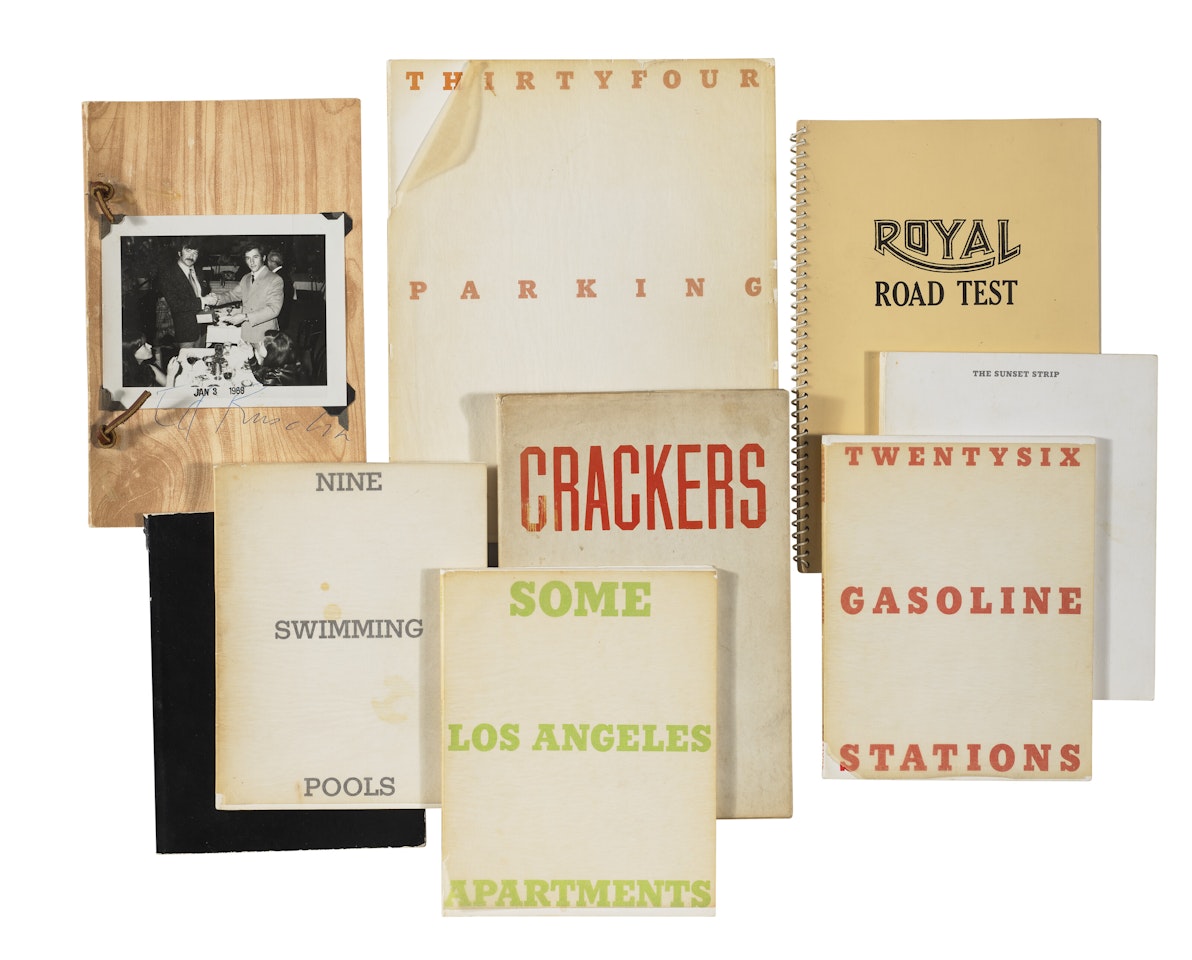 A group of nine artist"s books by Ed Ruscha
