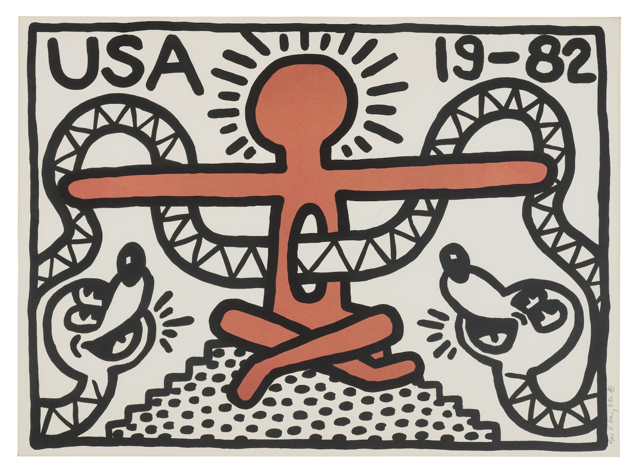 USA 19-82 by Keith Haring