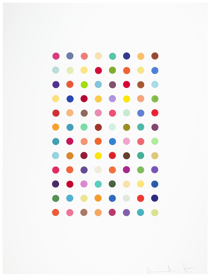Xylene Cyanol Dye Solution by Damien Hirst