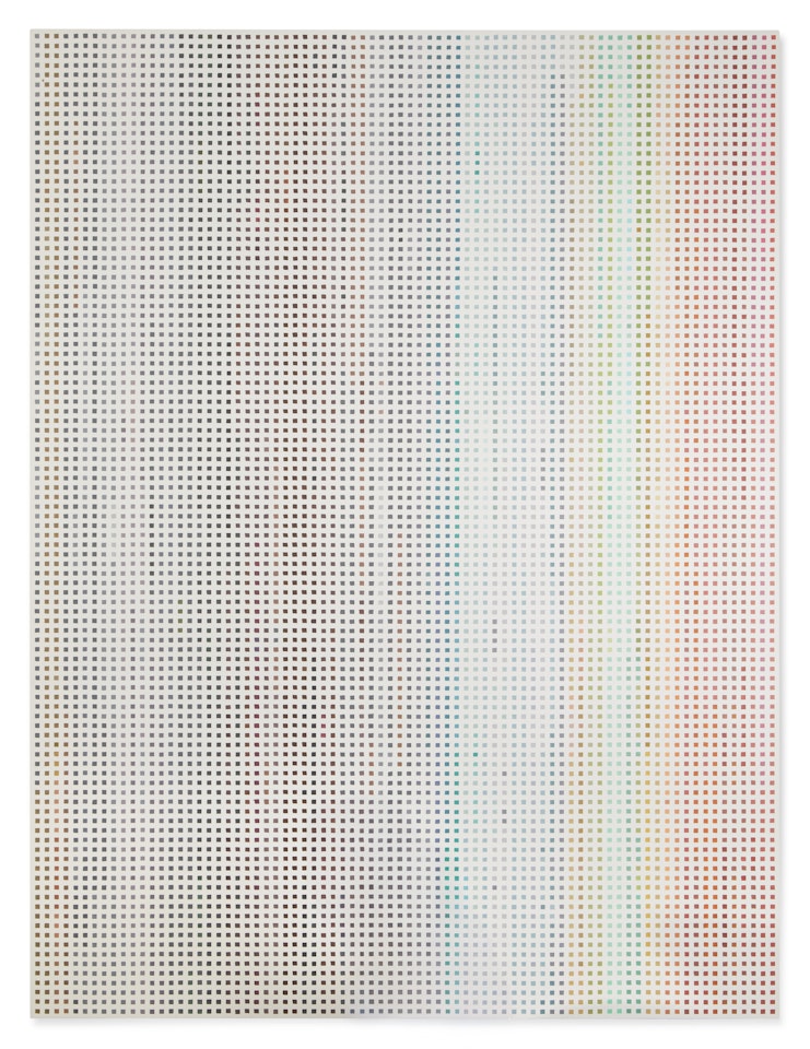 Stochastic Process Painting 8 by Cheyney Thompson