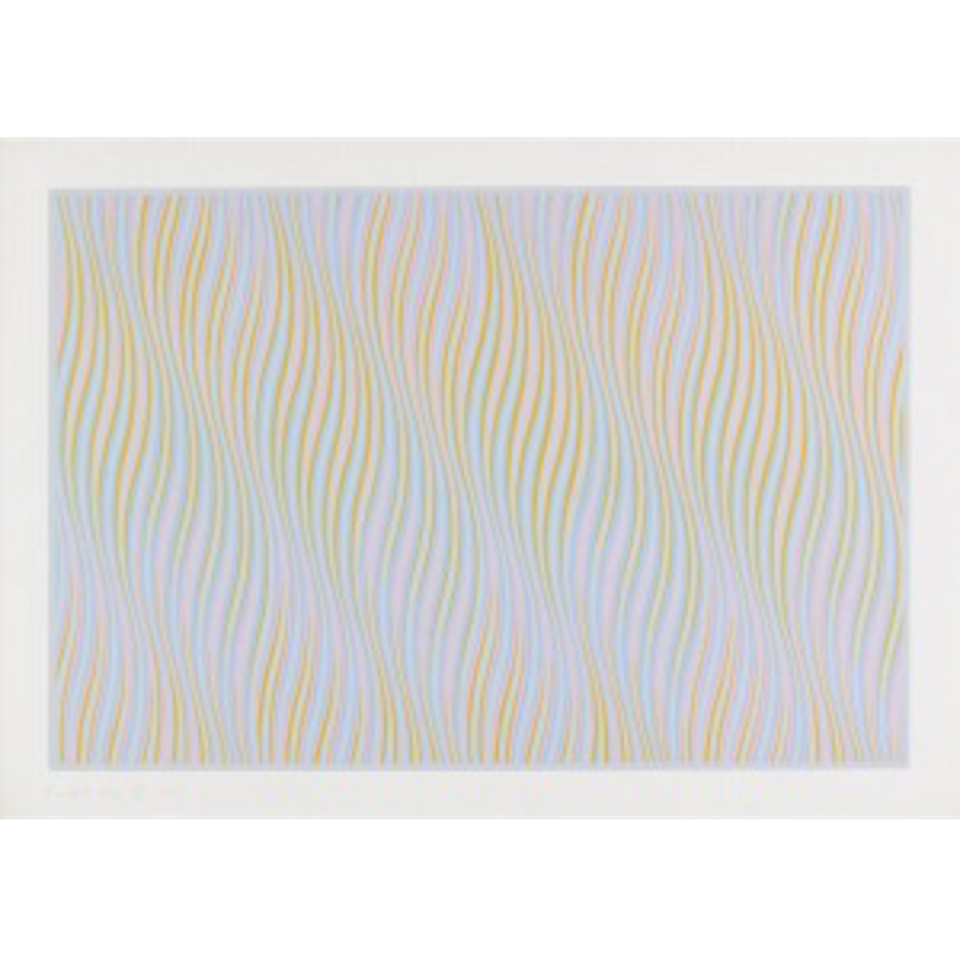 UNTITLED [ROSE] (Schubert 27) by Bridget Riley