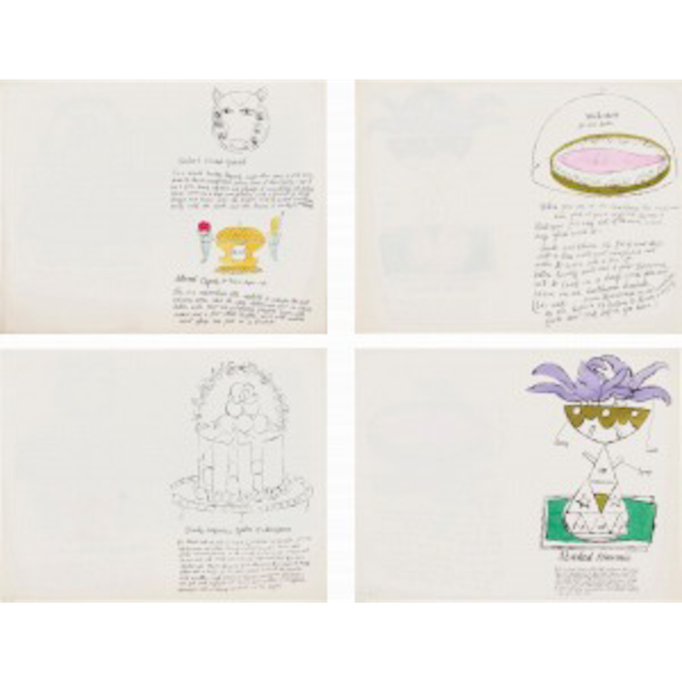 1. Wild Raspberries (F. & S. Ⅳ. 129, 139)／2. Wild Raspberries (F. & S. Ⅳ. 131, 137) by Andy Warhol