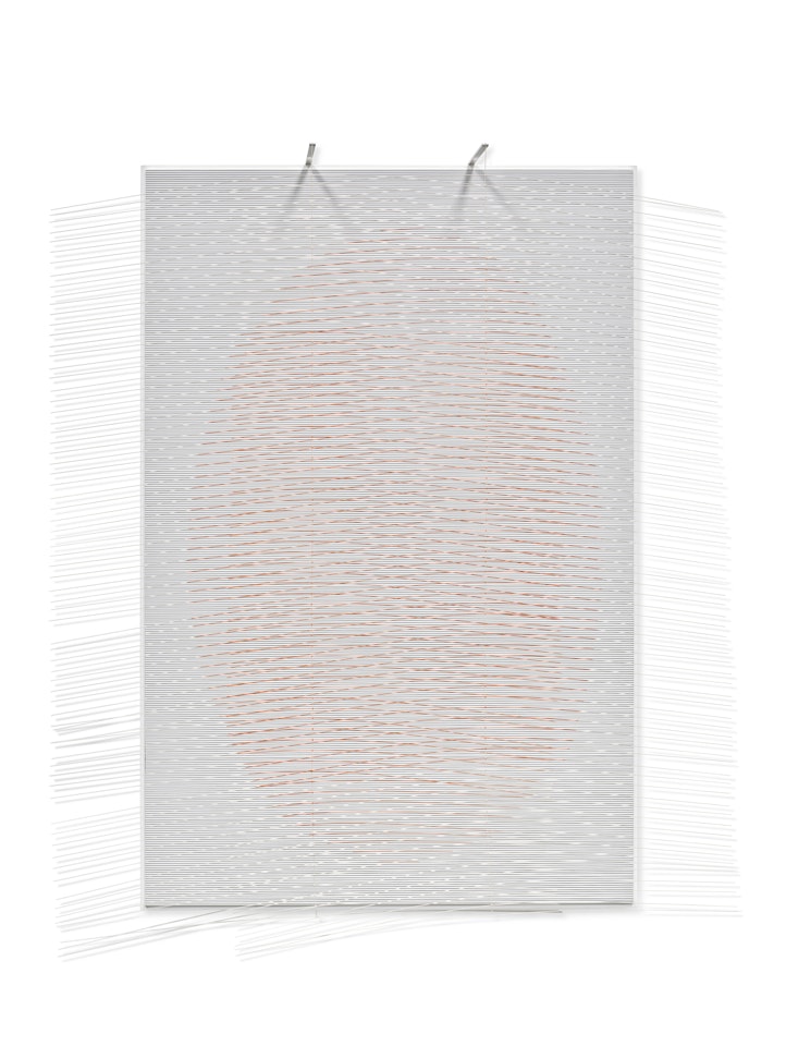 Grand ovale orange by Jesus Rafael Soto