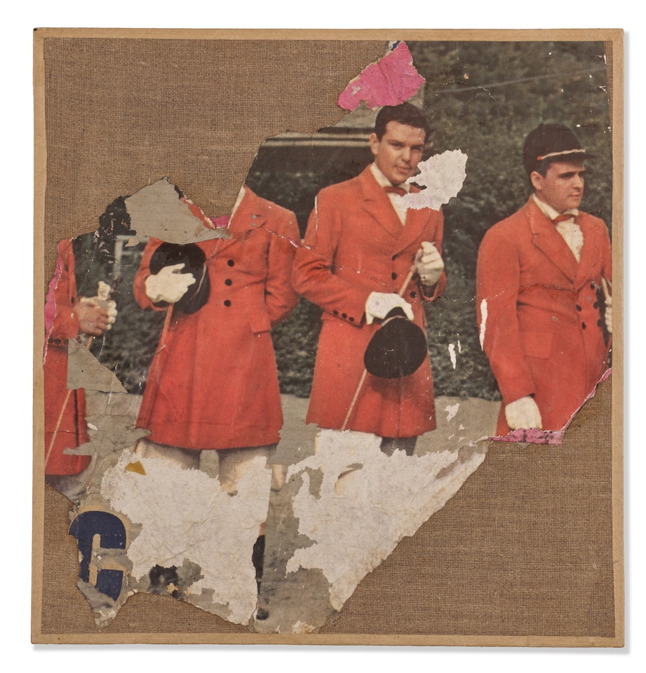 L"attesa dei cavalieri by Mimmo Rotella