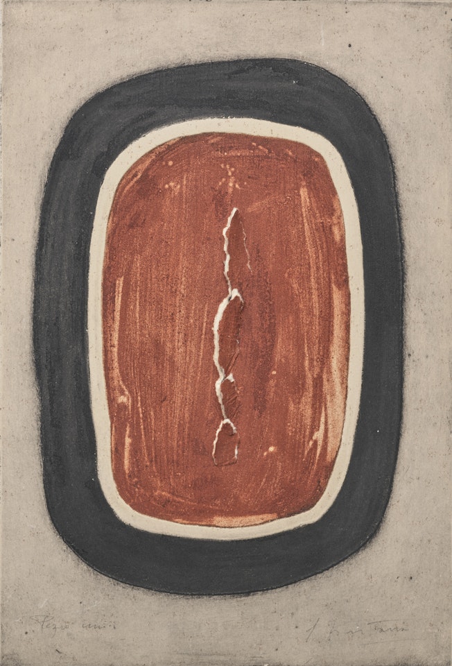 Concetto spaziale by Lucio Fontana