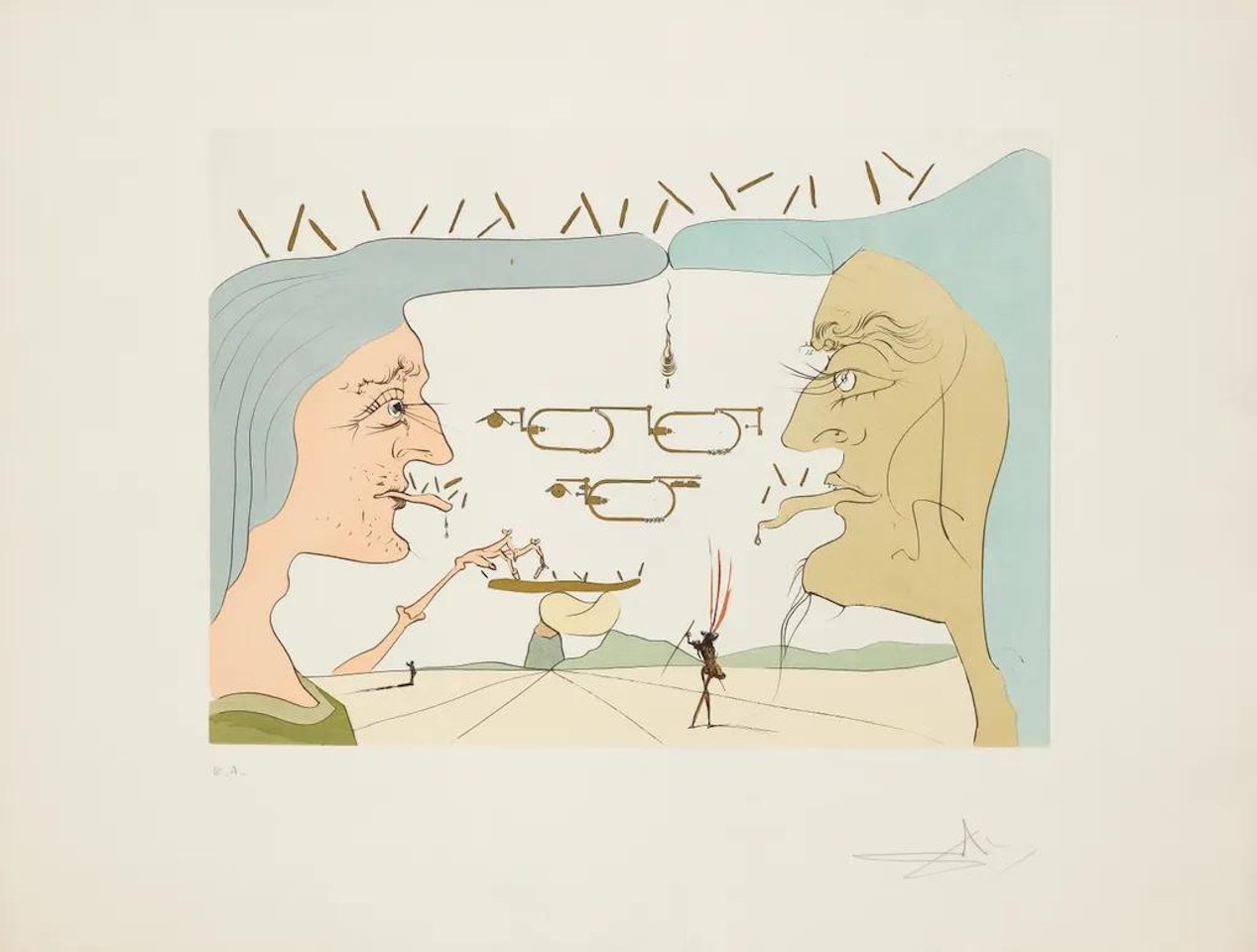 Le Télégraphe by Salvador Dali