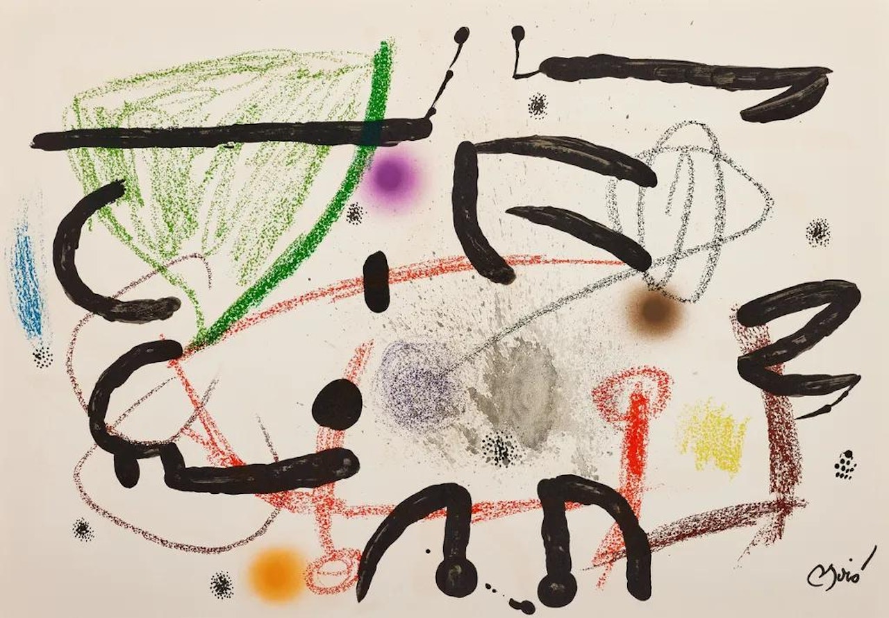 Maravillas con Variaciones Acrósticas en el Jardin de Miró by Joan Miró