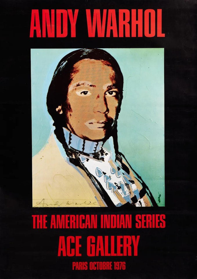 The American Indina series by Andy Warhol