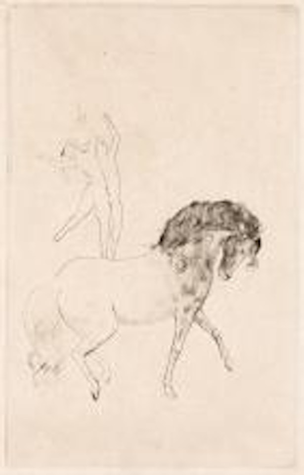 Au Cirque. by Pablo Picasso