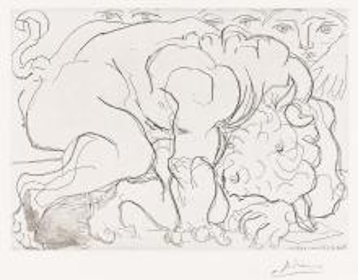 Minotaure Blessé, VI. by Pablo Picasso