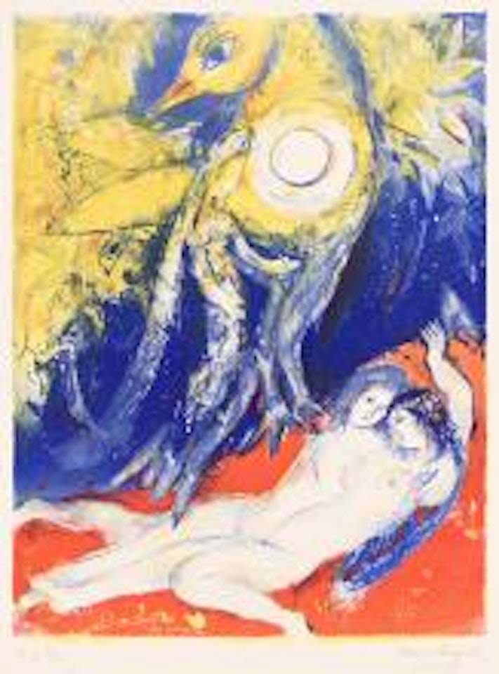 Then Said the King in Himself. by Marc Chagall