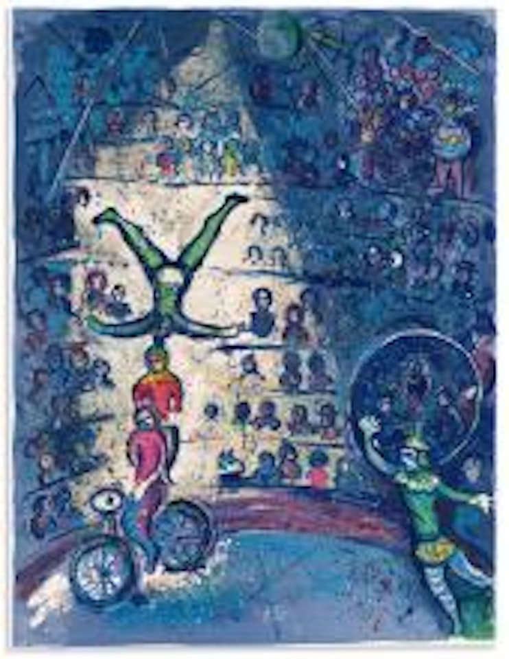 Le Cirque (Acrobats). by Marc Chagall