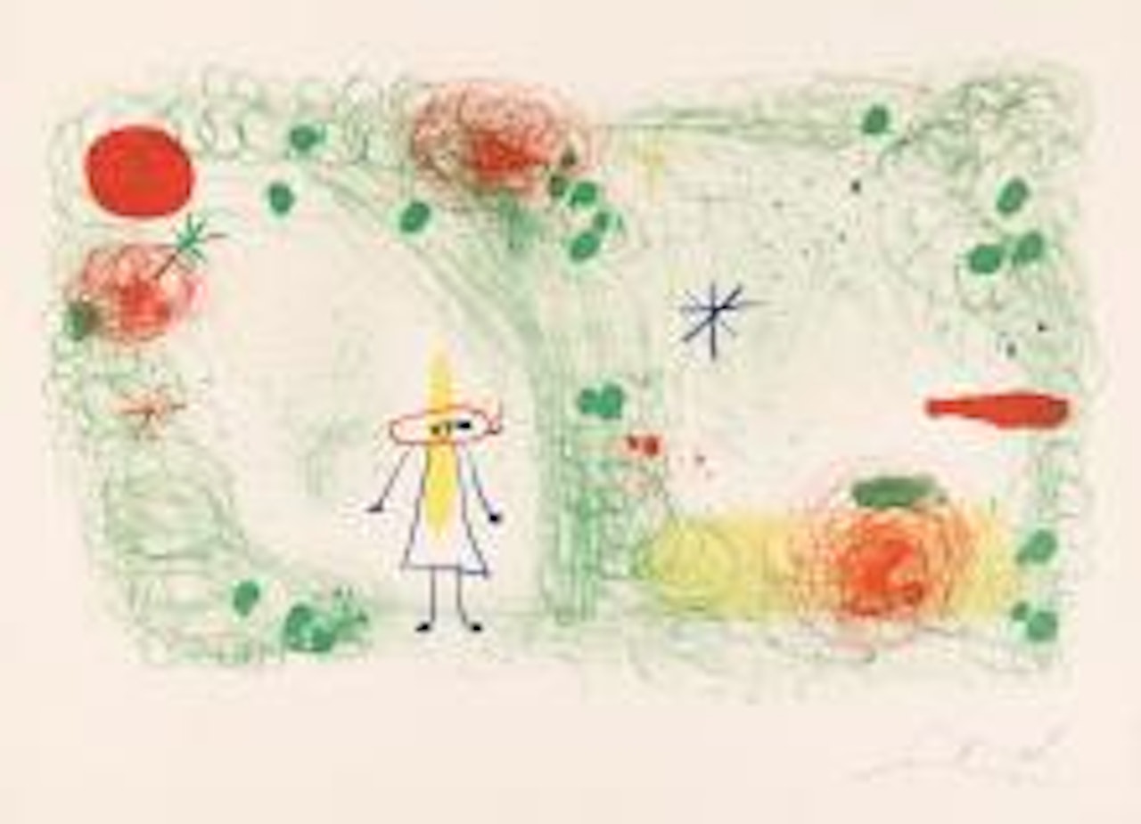 Personnage dans un Jardin III. by Joan Miró