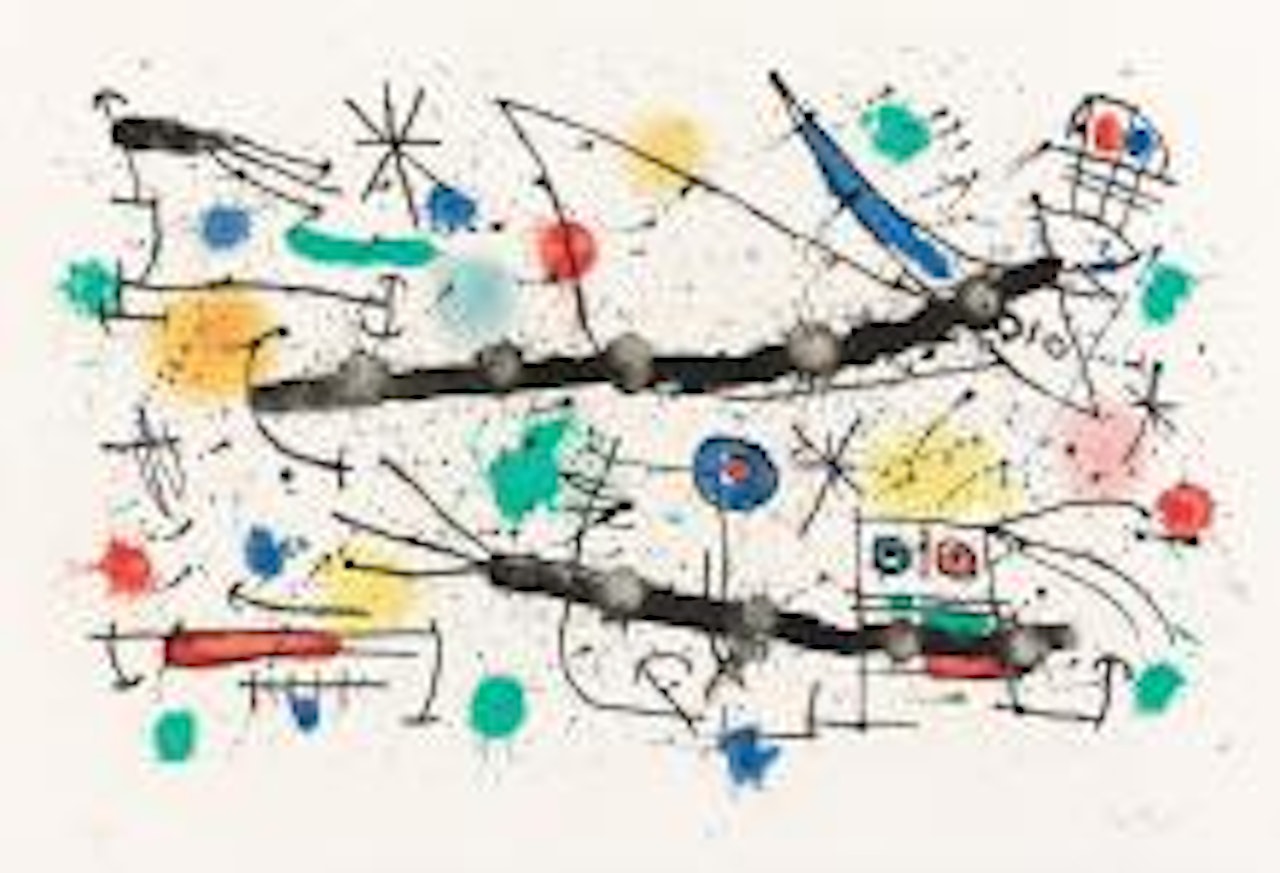 Le grand jardin. by Joan Miró