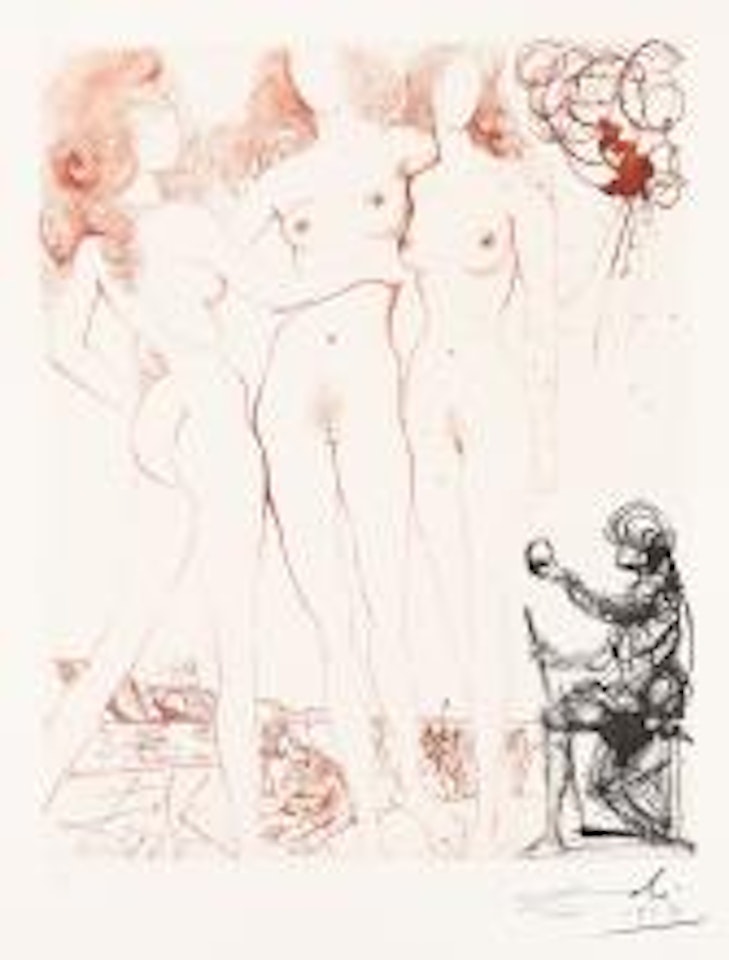 Judgment of Paris. by Salvador Dali
