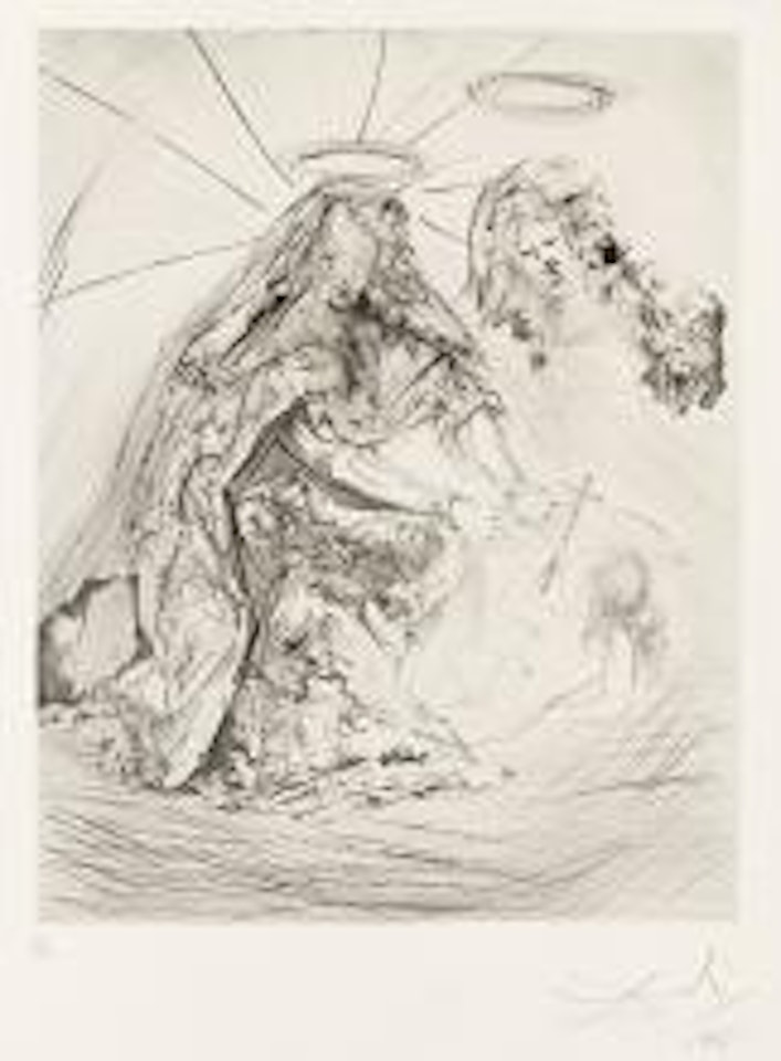 Sainte Anne. by Salvador Dali