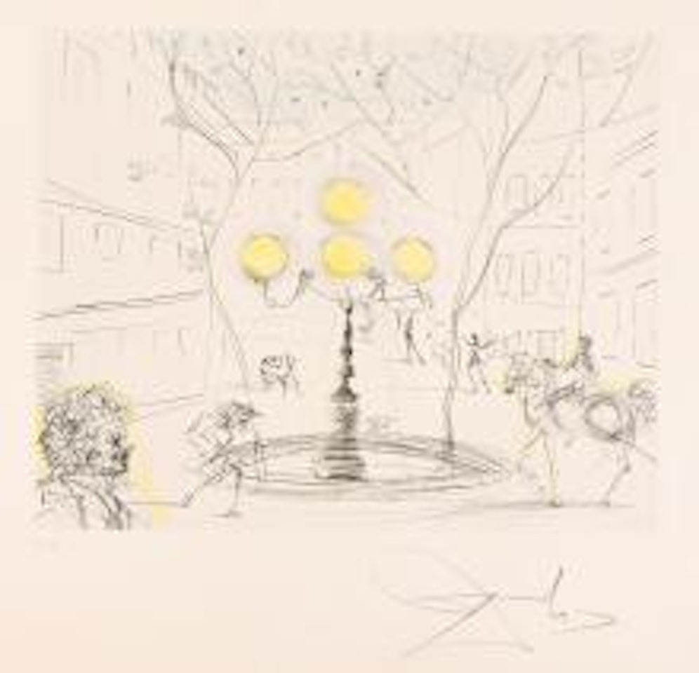 Place Fürstenberg. by Salvador Dali