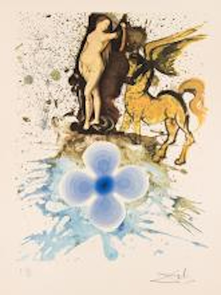 Hommage à Cranach. by Salvador Dali