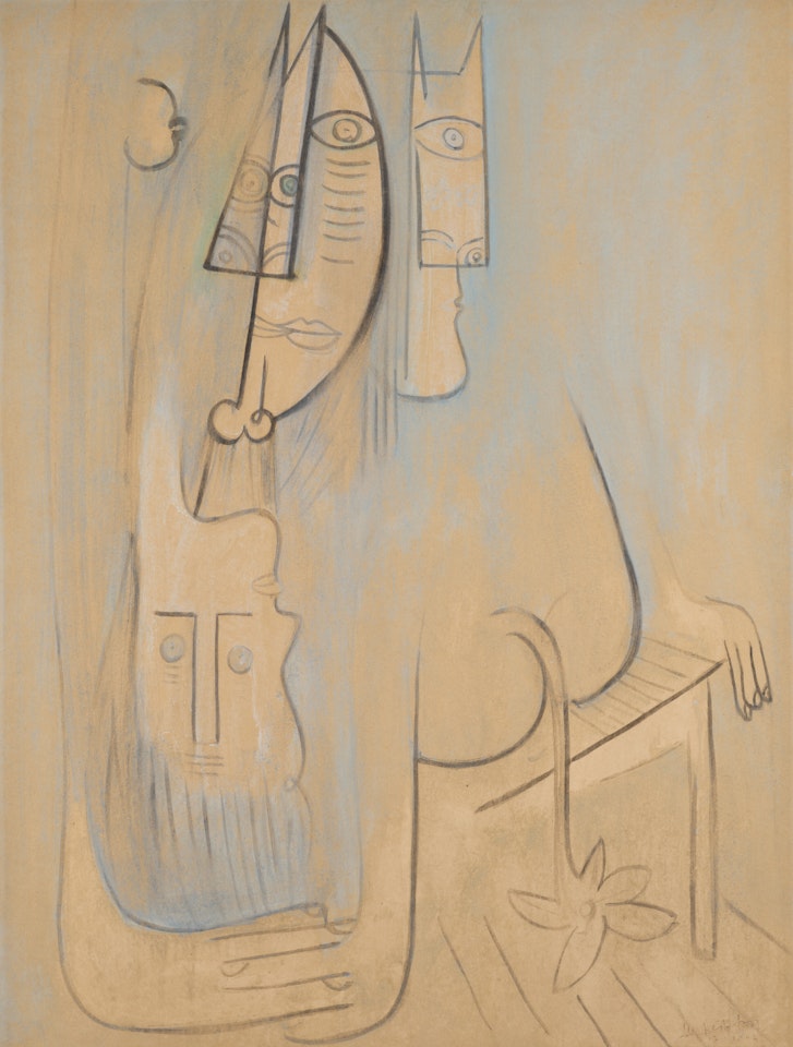 Le Couple, III by Wifredo Lam