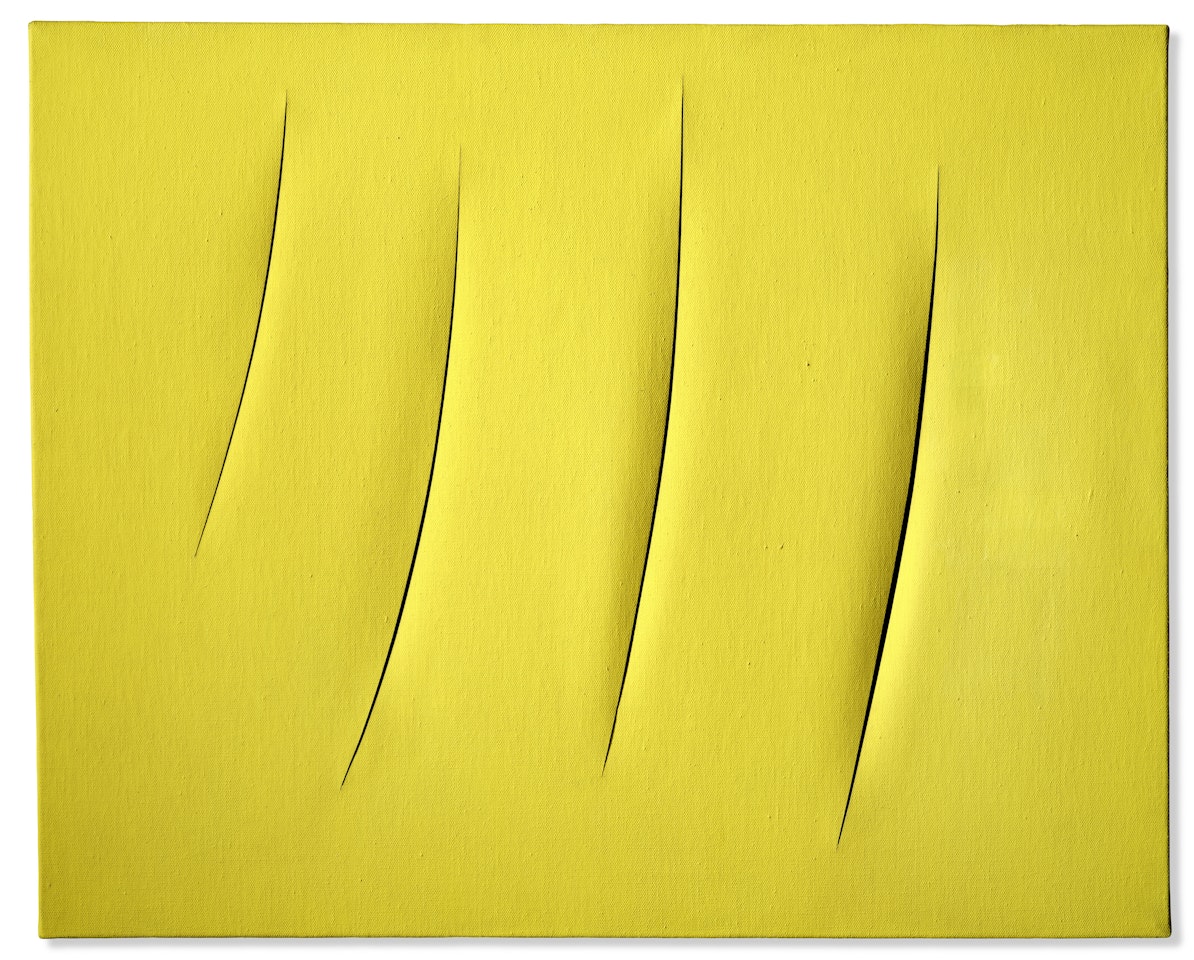 Concetto Spaziale, Attese by Lucio Fontana