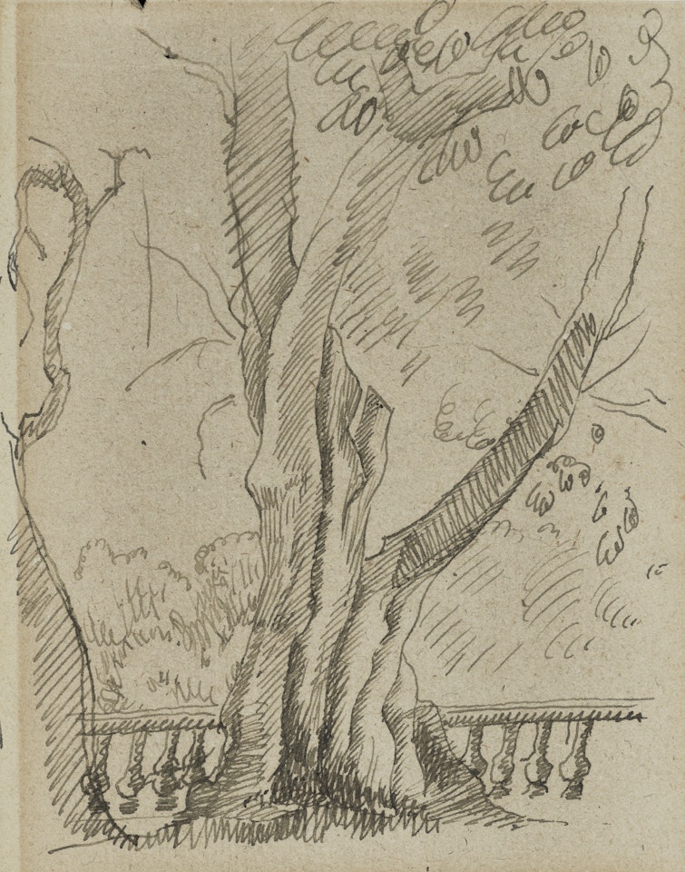 Sur la terrasse à Grasse by Roger de la Fresnaye