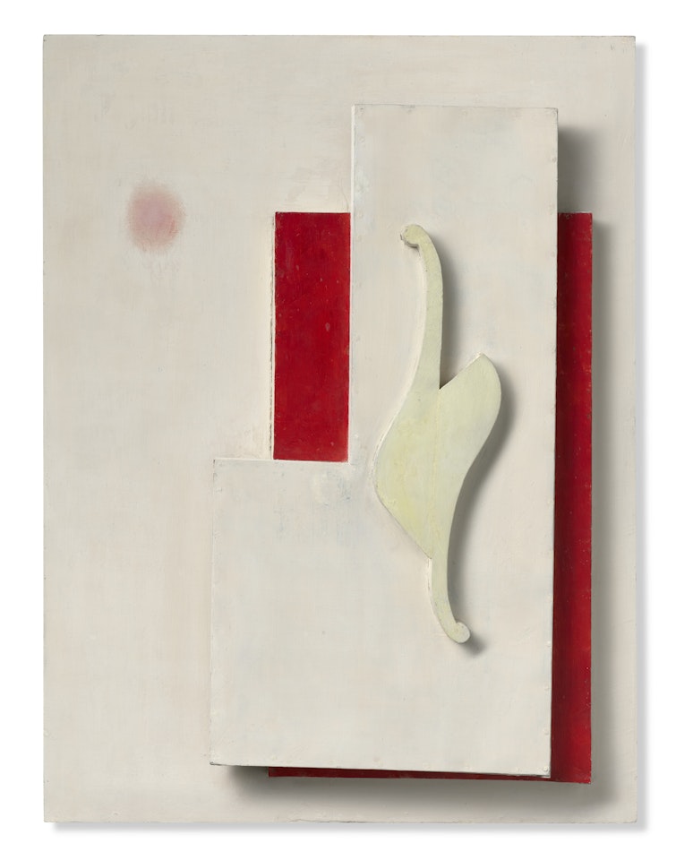 Violinschlüssel (Relief mit H. R. und Doppelschwanz) by Kurt Schwitters