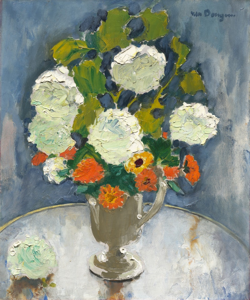 Boules de neiges et soucis by Kees van Dongen