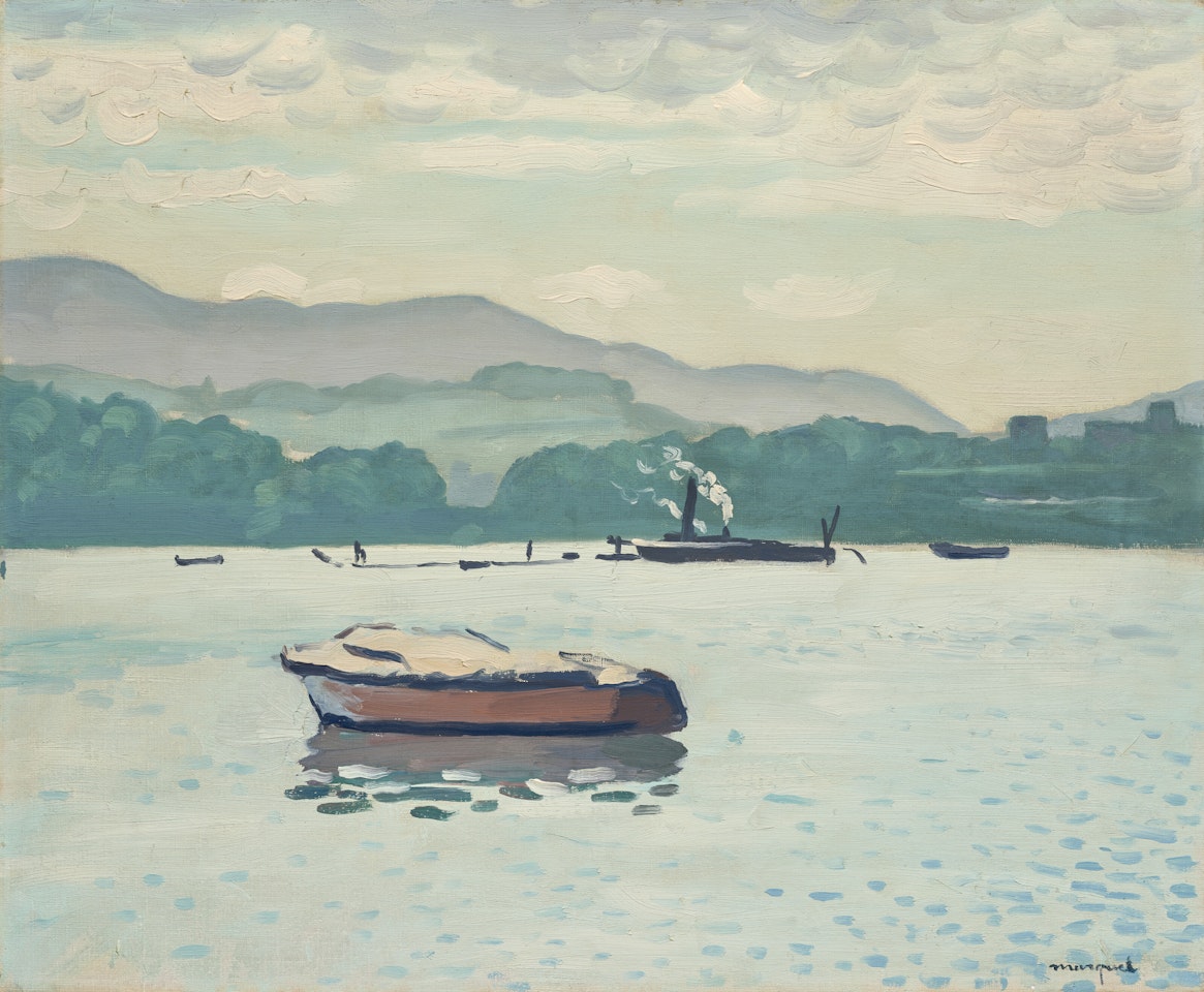 Le Canot automobile, Baie de Chingoudy by Albert Marquet