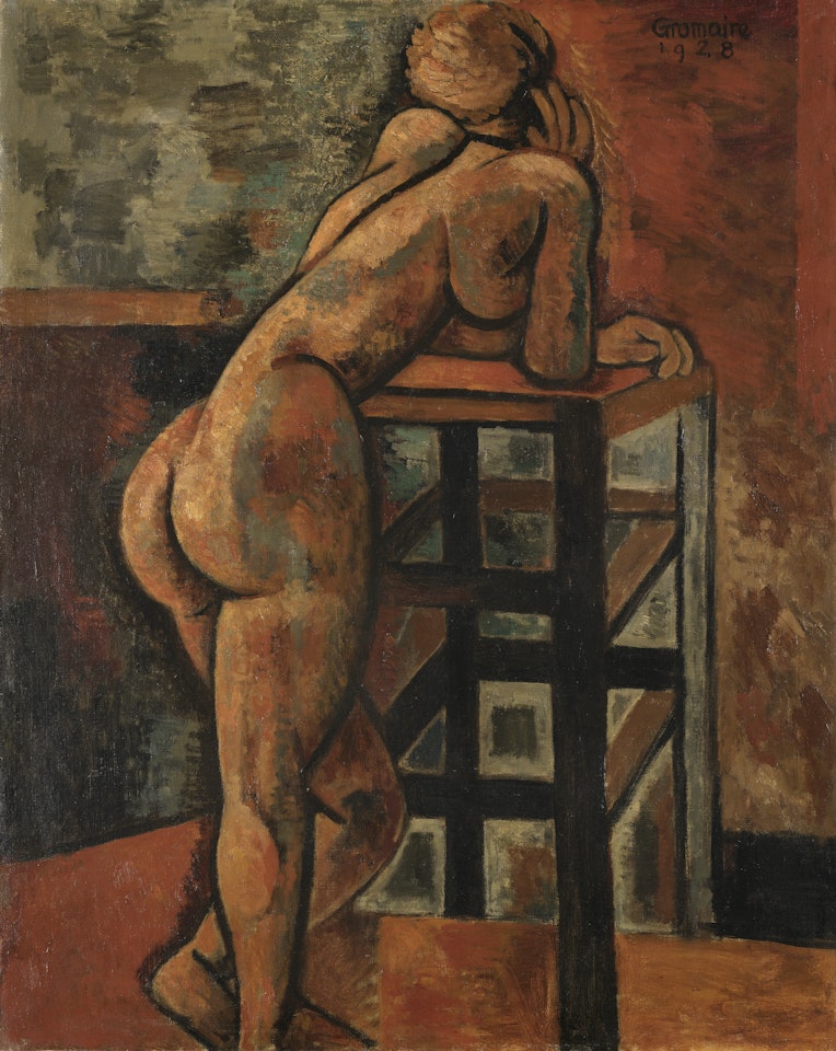 Nu debout au tabouret by Marcel Gromaire