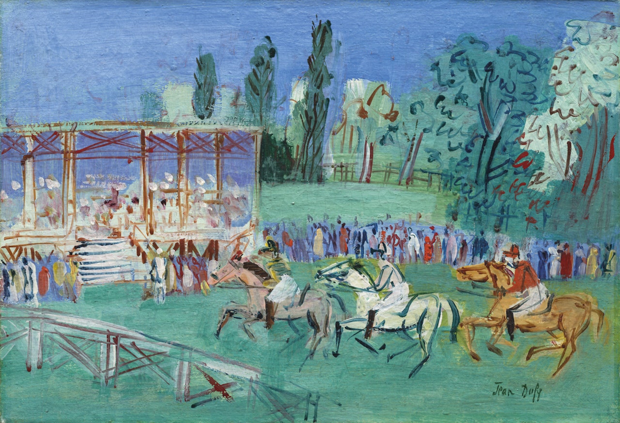 Aux Courses by Jean Dufy