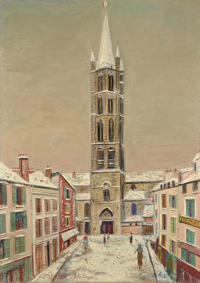 L"Église Saint Michel à Limoges by Maurice Utrillo