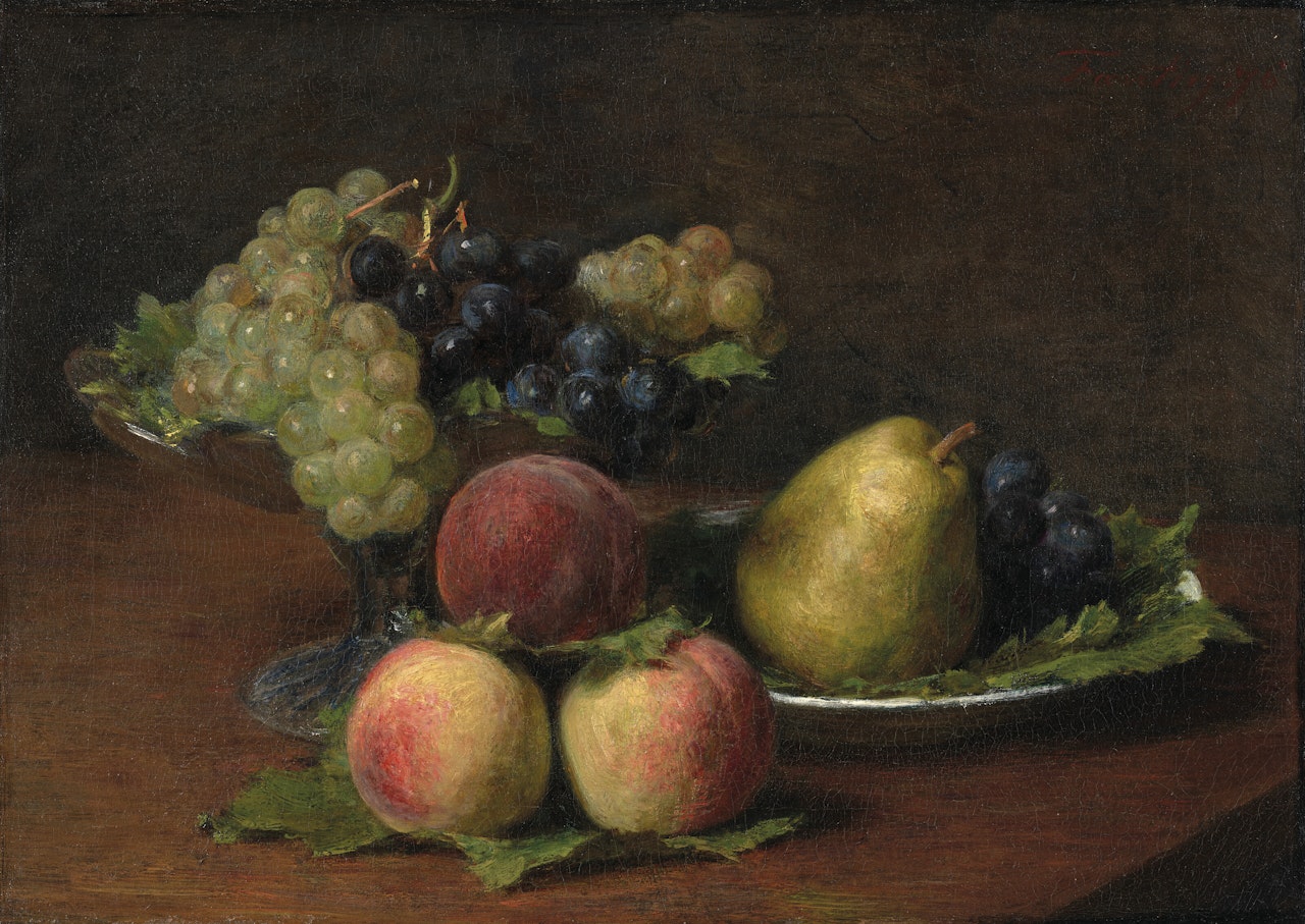 Nature morte : fruits by Henri Fantin-Latour