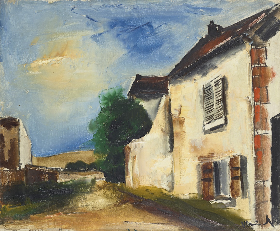 Vieilles maisons à Valmondois by Maurice de Vlaminck