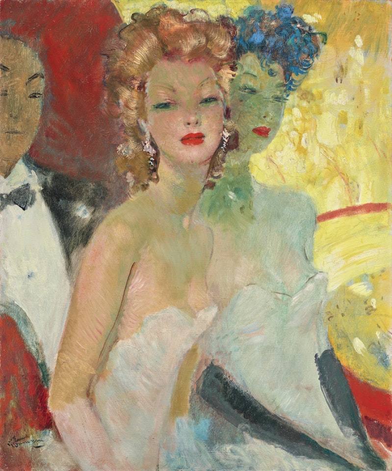 Au théâtre by Jean Gabriel Domergue