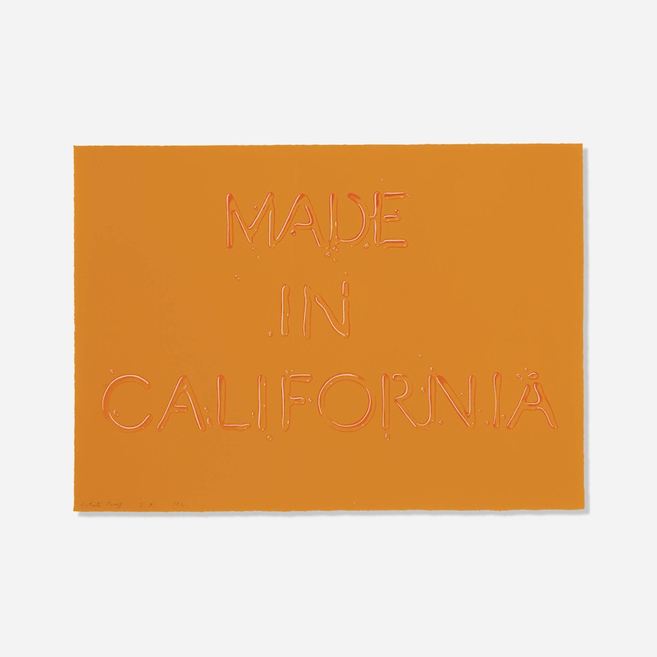 Made in California by Ed Ruscha