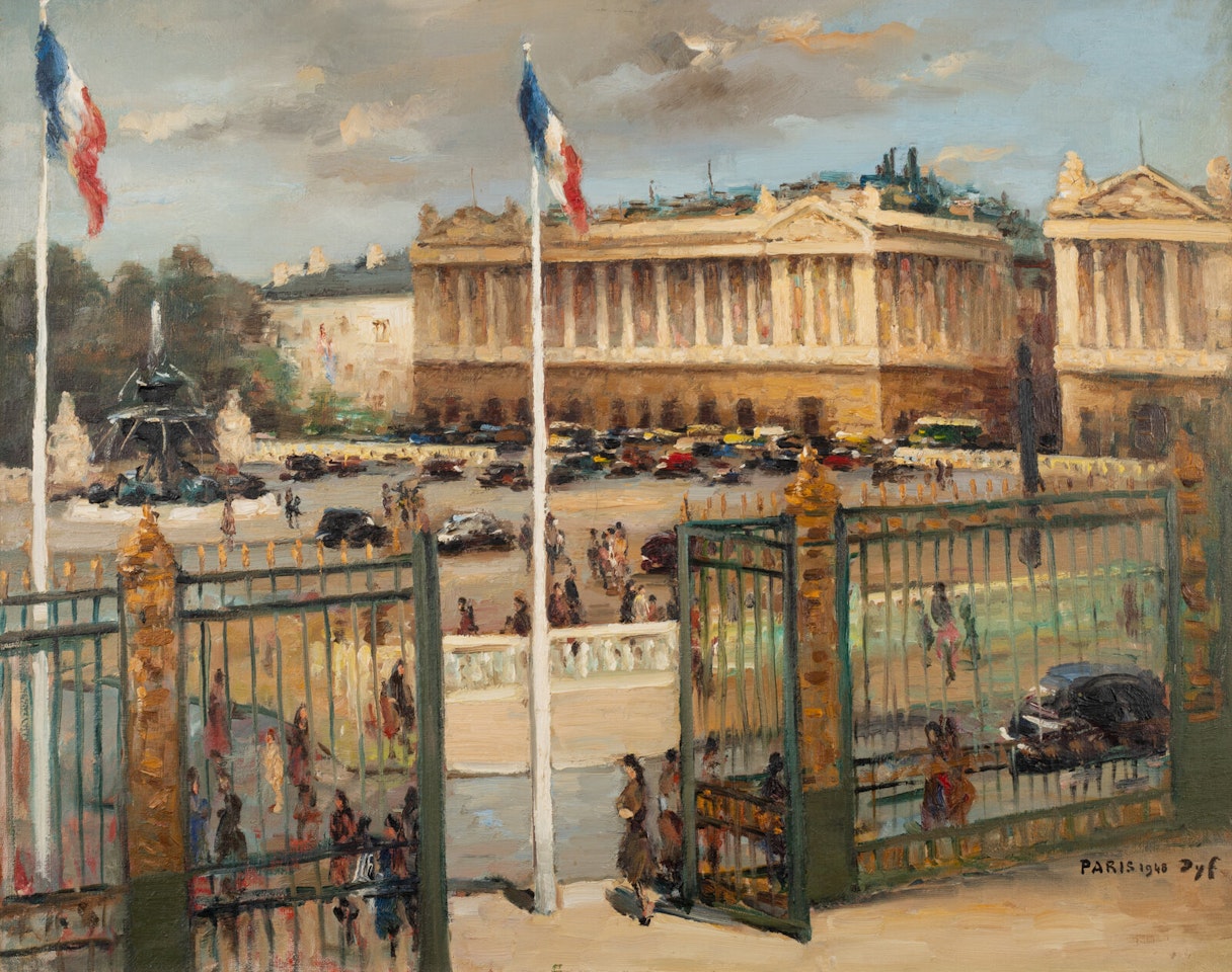 La Place de la Concorde, Paris by Marcel Dyf