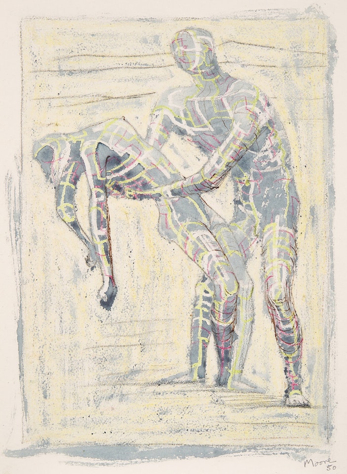 Study for the Death of Mira (Prométhée) by Henry Moore