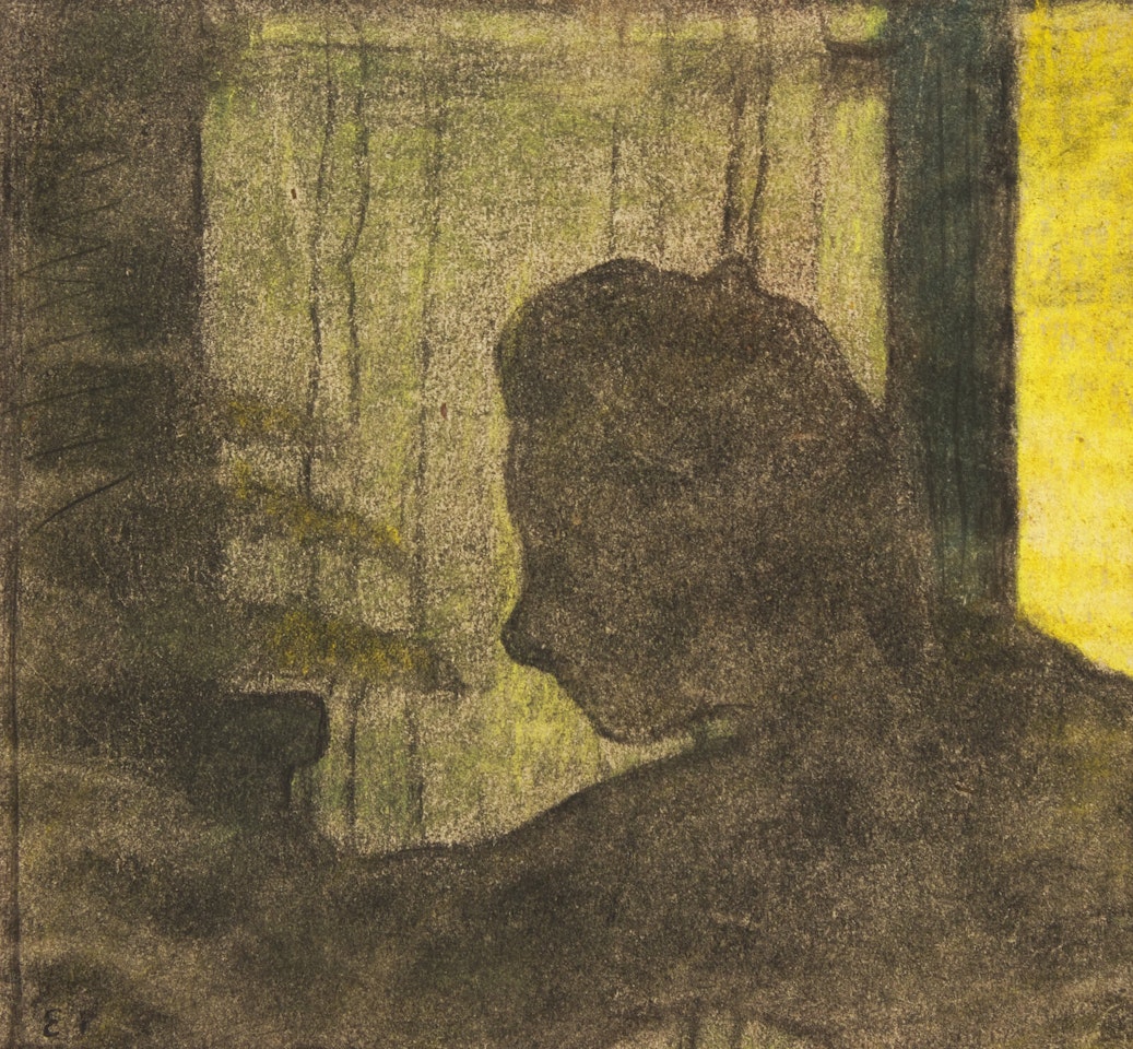 Profil de Marie à Contre-Jour by Édouard Vuillard