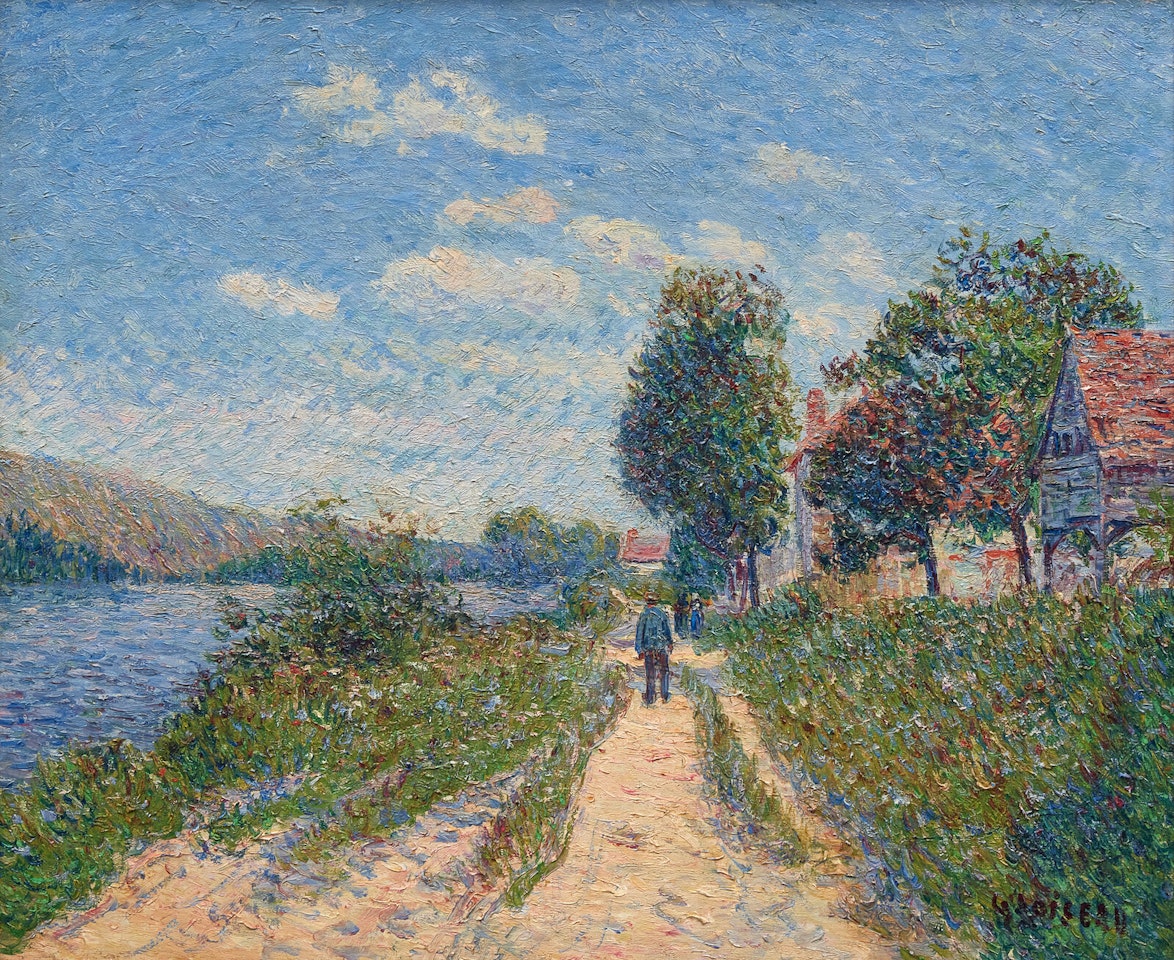 Bords de Rivière (Possibly Tournedos-sur-Seine) by Gustave Loiseau