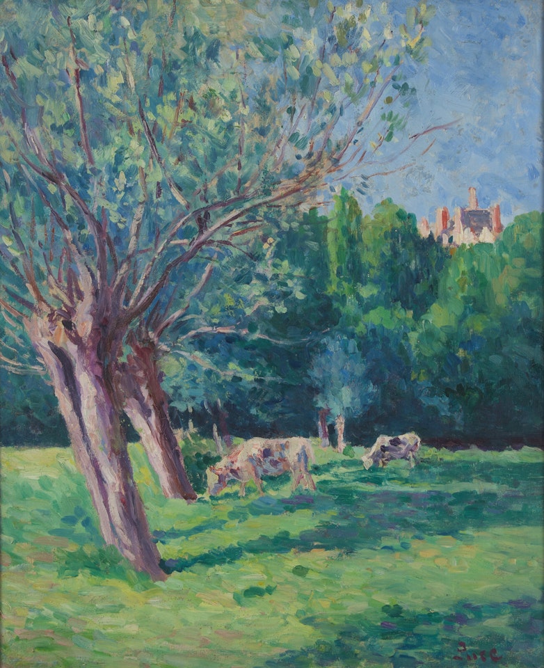 Eragny, Le Pré aux Saules by Maximilien Luce