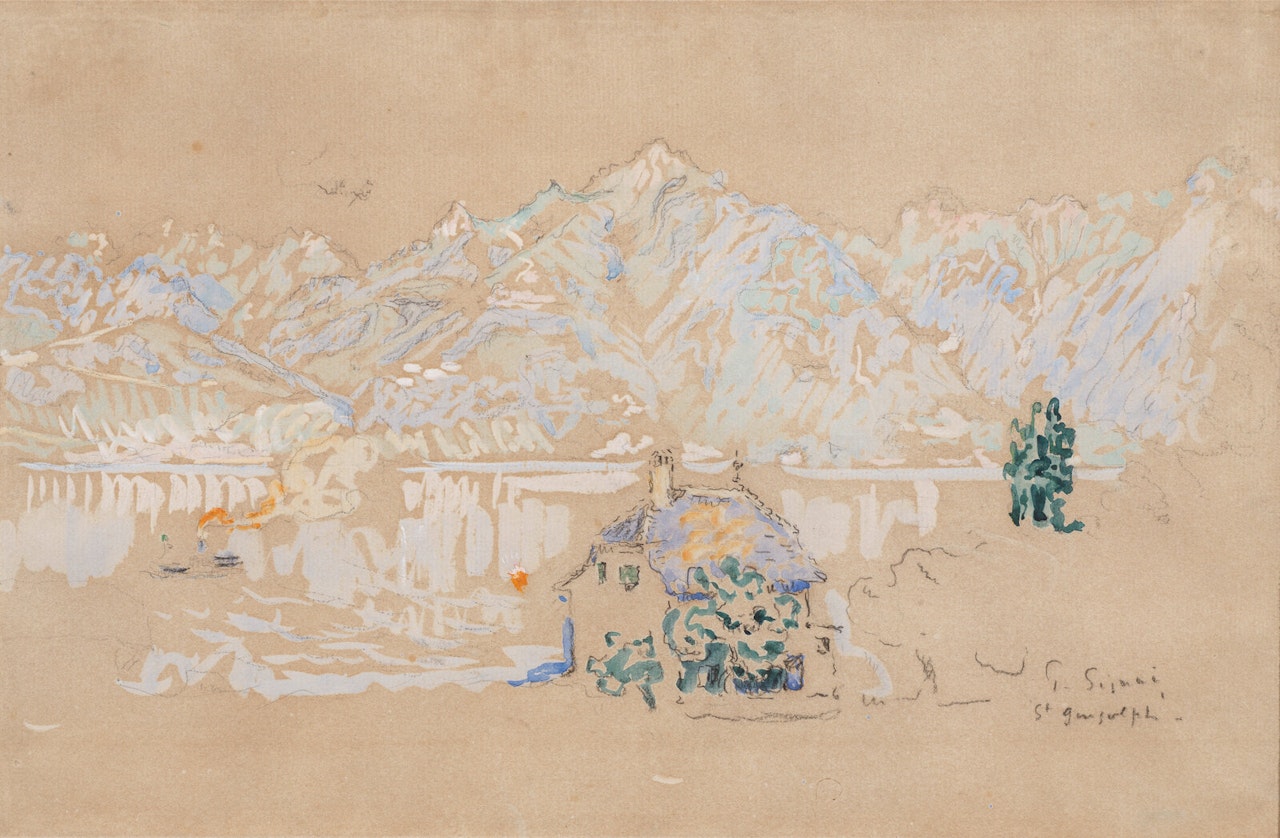 Saint-Gingolph (Switzerland) by Paul Signac