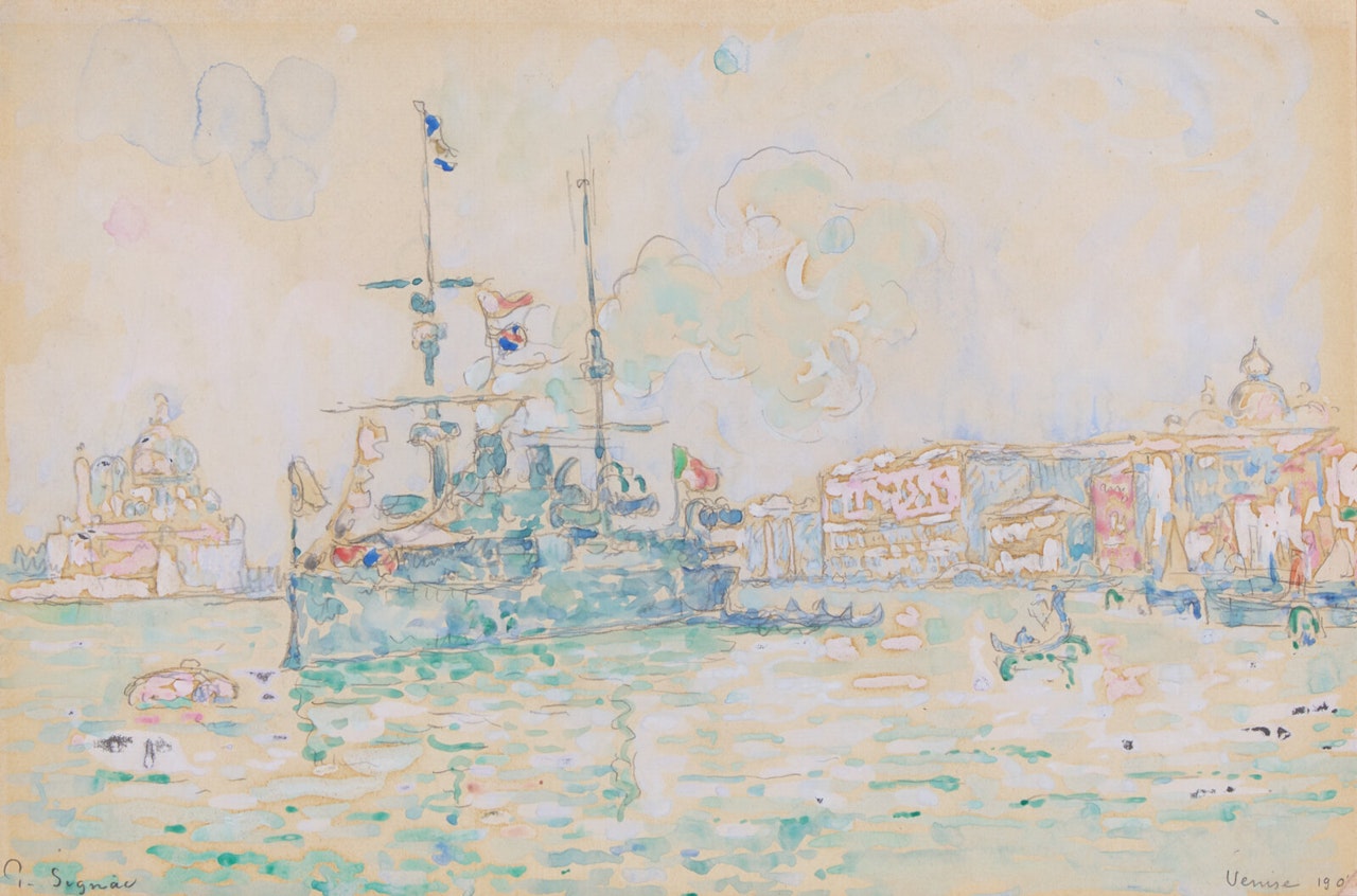 La Lagune de Venise by Paul Signac