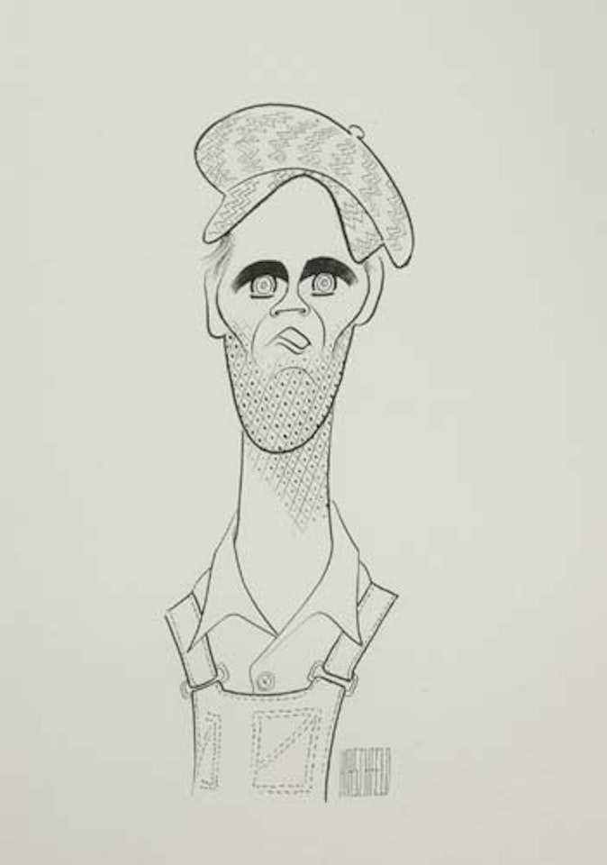 Henry Gonda in, the grapes of wrath by Al Hirschfeld